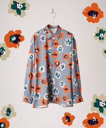 tk.TAKEO KIKUCHI | ぽっぷレトロフラワーシャツ（ユニセックスアイテム）(シャツ/ブラウス)