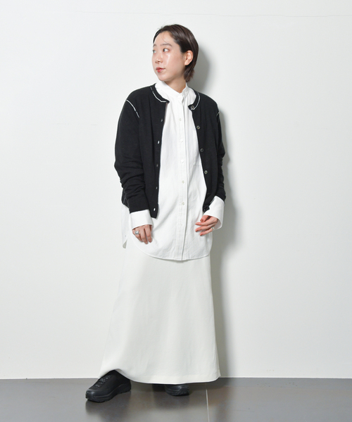 CITYSHOP（シティーショップ）の「STRETCH SATIN スカート（スカート・レディース・ブラック/ホワイト・34/36/38）」の11枚目の写真