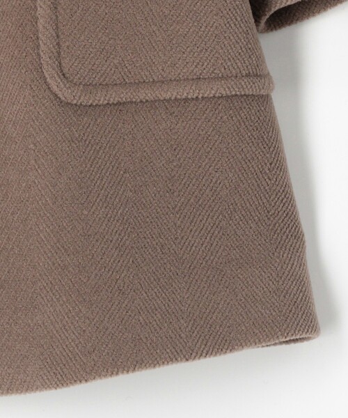 TOMORROWLAND (トゥモローランド)の「ダッフルコート(ダッフルコート・キッズ・ブラウン/ブラック・105/115/135/125)」の7枚目の写真