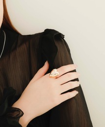 JewCas | JewCas Big ハートHeartリング (調整可能)[JC4307](リング)