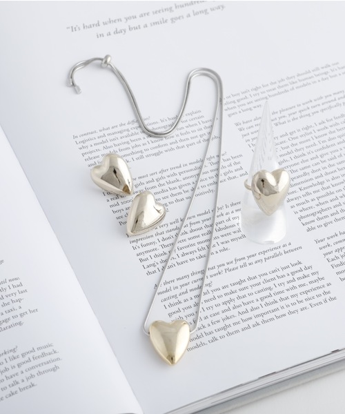 JewCas（ジュアキャス）の「JewCas Big ハートHeartリング (調整可能)[JC4307]（リング・レディース・シルバー/ゴールド・FREE）」の3枚目の写真