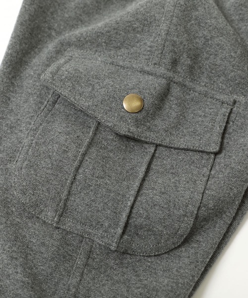 devirock（デビロック）の「やわらか ストレッチ カーゴパンツ（カーゴパンツ・キッズ・ブラック/ネイビー/ヘザーチャコール/カーキ/ダークオリーブ・140cm/110cm/130cm/150cm/100cm/120cm/160cm）」の15枚目の写真