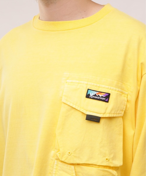MANASTASH（マナスタッシュ）の「MANASTASH/マナスタッシュ/ARMOR LONG SLEEVE '23（Tシャツ/カットソー・メンズ・ホワイト/ブラック/バイオレット/レモンイエロー・X-LARGE/XX-LARGE/MEDIUM/LARGE）」の12枚目の写真