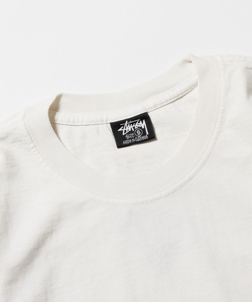 STUSSY(ステューシー)の「STUSSY/ステューシー RASTA DOT PIG. DYED TEE 半袖Tシャツ(Tシャツ/カットソー・メンズ・ナチュラル・S)」の2枚目の写真