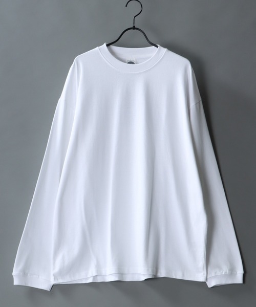 SITRY（シトリー）の「Heavy weight T-shirt/ヘビーウェイト ロングスリーブTシャツ（Tシャツ/カットソー・メンズ・ホワイト/ヘザーグレー/ネイビー/チャコールグレー/ブラック・L/M）」の2枚目の写真