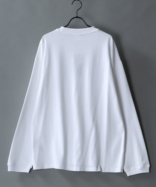 SITRY（シトリー）の「Heavy weight T-shirt/ヘビーウェイト ロングスリーブTシャツ（Tシャツ/カットソー・メンズ・ホワイト/ヘザーグレー/ネイビー/チャコールグレー/ブラック・L/M）」の9枚目の写真