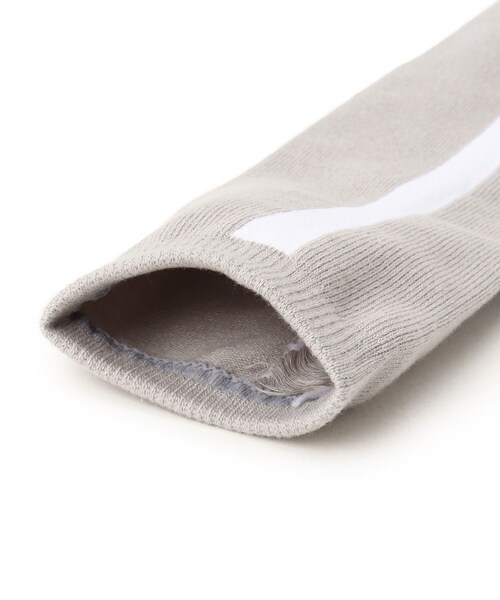 adabat（アダバット）の「◆【日本製】ラインロゴデザイン ニーハイソックス（ソックス/靴下・レディース・ライトグレー/ネイビー/ホワイト・00）」の8枚目の写真