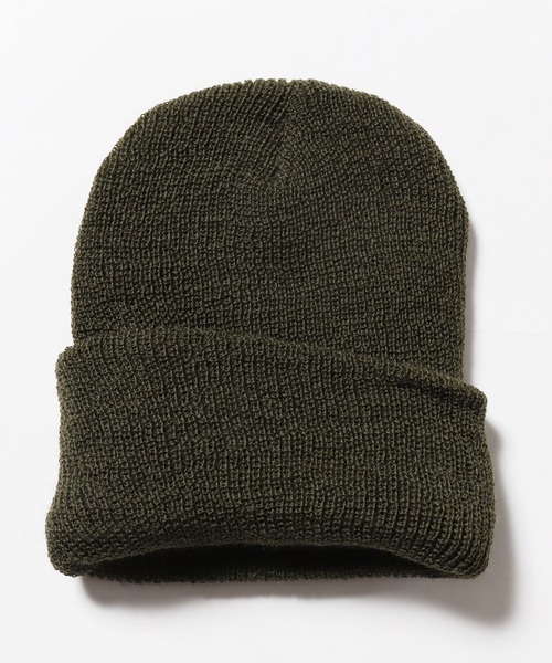 ROTHCO(ロスコ)の「Rothco/ロスコ WOOL WATCH CAP ビーニー ワッチキャップ ニット帽(ニットキャップ/ビーニー・メンズ・ネイビー/カーキ/オリーブ/ブラック・FREE)」の3枚目の写真