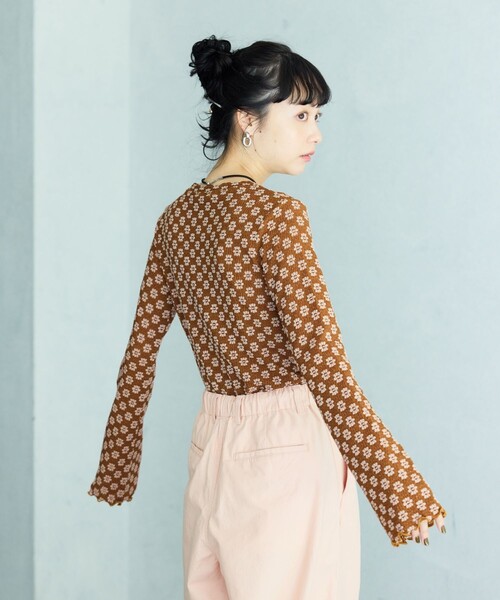 FREAK'S STORE（フリークスストア）の「フラワーストレッチロンT（T