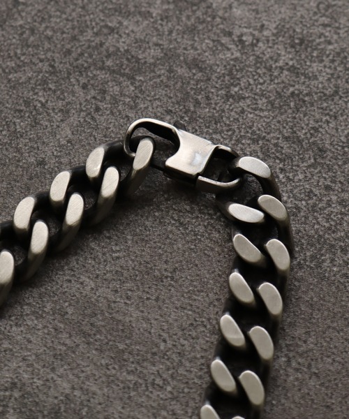 welise（ウェライズ）の「【welise/ウェライズ】ボリュームロッキングチェーンネックレス（ネックレス・メンズ・シルバー/アンティークシルバー・FREE）」の7枚目の写真