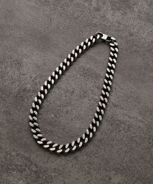 welise（ウェライズ）の「【welise/ウェライズ】ボリュームロッキングチェーンネックレス（ネックレス・メンズ・シルバー/アンティークシルバー・FREE）」の4枚目の写真