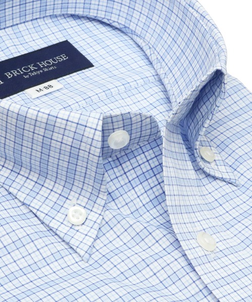 TOKYO SHIRTS(トウキョウシャツ)の「形態安定ノーアイロン ボタンダウン 長袖ビジネスワイシャツ(ビジネスシャツ・メンズ・ライトブルー・首回り39cm-裄丈88cm/首回り42cm-裄丈90cm/首回り43cm-裄丈90cm/首回り45cm-裄丈82cm/首回り45cm-裄丈86cm/首回り45cm-裄丈90cm/首回り47cm-裄丈86cm/首回り47cm-裄丈90cm)」の3枚目の写真