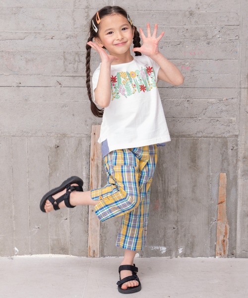RAGMART(ラグマート)の「チェック7分丈パンツ(その他パンツ・キッズ・グリーン/イエロー・90cm/80cm/95cm)」の9枚目の写真