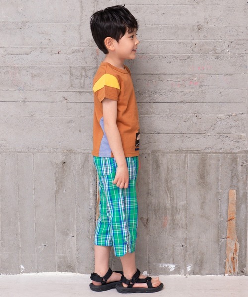 RAGMART(ラグマート)の「チェック7分丈パンツ(その他パンツ・キッズ・グリーン/イエロー・90cm/80cm/95cm)」の6枚目の写真
