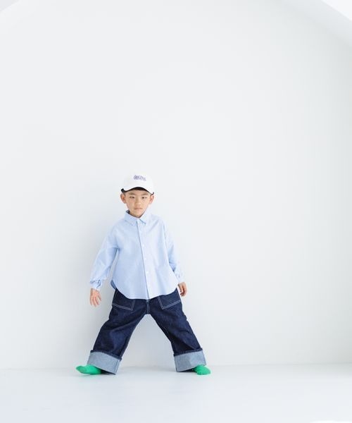 LOWRYS FARM(ローリーズファーム)の「ツイルシシュウCAP 186100(キャップ・キッズ・ブルー/ホワイト/グリーン・FREE)」の17枚目の写真