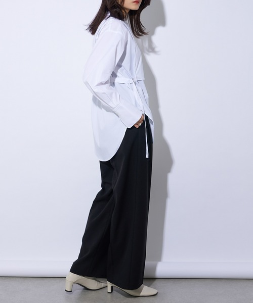 Lui's(ルイス)の「ベストドッキングシャツ(シャツ/ブラウス・レディース・ホワイト/ブラック/サックスブルー・FREE)」の11枚目の写真