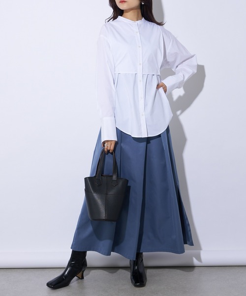 Lui's(ルイス)の「ベストドッキングシャツ(シャツ/ブラウス・レディース・ホワイト/ブラック/サックスブルー・FREE)」の13枚目の写真