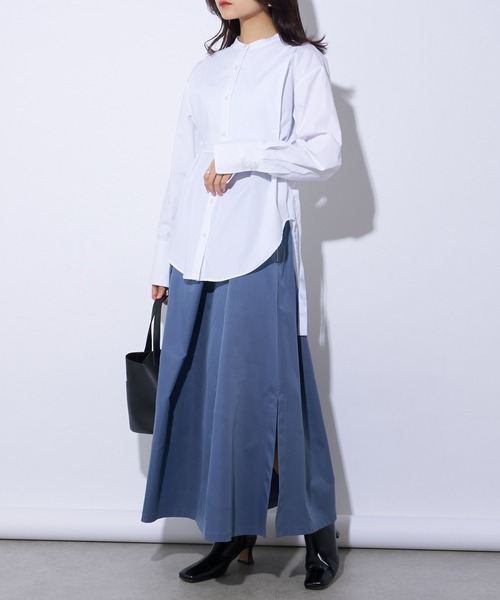 Lui's(ルイス)の「ベストドッキングシャツ(シャツ/ブラウス・レディース・ホワイト/ブラック/サックスブルー・FREE)」の14枚目の写真