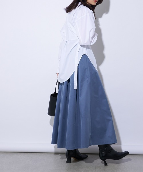 Lui's(ルイス)の「ベストドッキングシャツ(シャツ/ブラウス・レディース・ホワイト/ブラック/サックスブルー・FREE)」の15枚目の写真