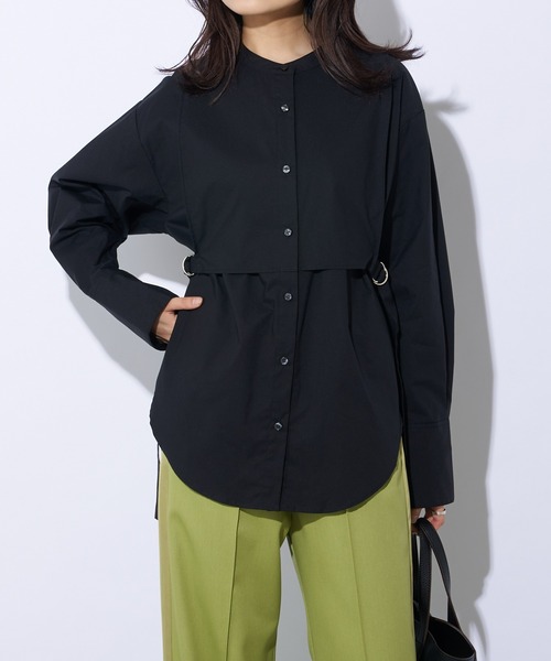 Lui's(ルイス)の「ベストドッキングシャツ(シャツ/ブラウス・レディース・ホワイト/ブラック/サックスブルー・FREE)」の18枚目の写真