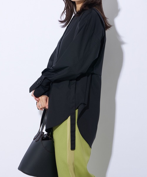 Lui's(ルイス)の「ベストドッキングシャツ(シャツ/ブラウス・レディース・ホワイト/ブラック/サックスブルー・FREE)」の17枚目の写真