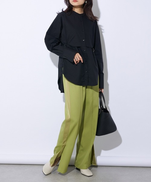 Lui's(ルイス)の「ベストドッキングシャツ(シャツ/ブラウス・レディース・ホワイト/ブラック/サックスブルー・FREE)」の19枚目の写真