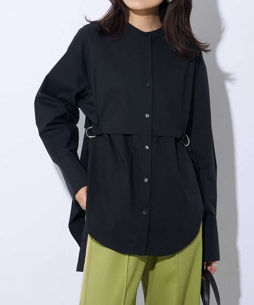 Lui's(ルイス)の「ベストドッキングシャツ(シャツ/ブラウス・レディース・ホワイト/ブラック/サックスブルー・FREE)」の16枚目の写真