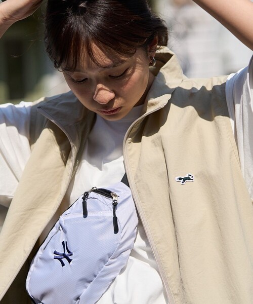 FREAK'S STORE（フリークスストア）の「TOWN CRAFT × FREAK'S STORE/タウンクラフト 別注 ナイロンジップベスト（ベスト・レディース・ブラック/ベージュ・ﾌﾘ-）」の2枚目の写真