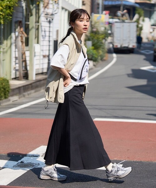 FREAK'S STORE（フリークスストア）の「TOWN CRAFT × FREAK'S STORE/タウンクラフト 別注 ナイロンジップベスト（ベスト・レディース・ブラック/ベージュ・ﾌﾘ-）」の11枚目の写真