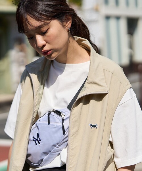 FREAK'S STORE（フリークスストア）の「TOWN CRAFT × FREAK'S STORE/タウンクラフト 別注 ナイロンジップベスト（ベスト・レディース・ブラック/ベージュ・ﾌﾘ-）」の16枚目の写真
