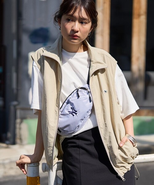 FREAK'S STORE（フリークスストア）の「TOWN CRAFT × FREAK'S STORE/タウンクラフト 別注 ナイロンジップベスト（ベスト・レディース・ブラック/ベージュ・ﾌﾘ-）」の18枚目の写真