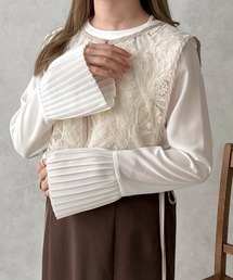 【apres jour clair】プリーツスリーブブラウス【ZOZOTOWN限定アイテム】
