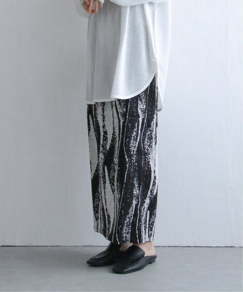 notch.（ノッチ）の「【高身長さんサイズ有】ニュアンス柄ナロースカート（スカート・レディース・ブラック/オレンジ・M/TM）」の16枚目の写真