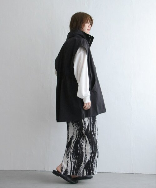 notch.（ノッチ）の「【高身長さんサイズ有】ニュアンス柄ナロースカート（スカート・レディース・ブラック/オレンジ・M/TM）」の21枚目の写真