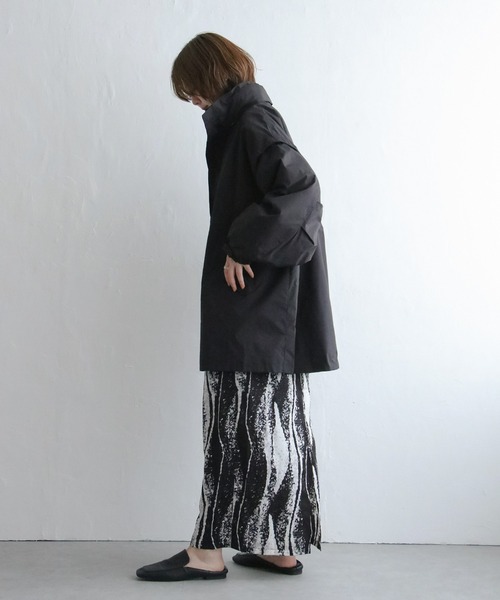 notch.（ノッチ）の「【高身長さんサイズ有】ニュアンス柄ナロースカート（スカート・レディース・ブラック/オレンジ・M/TM）」の7枚目の写真