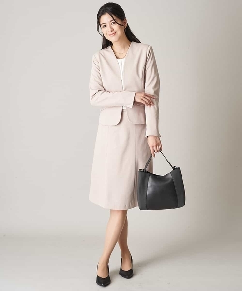 OFUON le MK（オフオンルエムケー）の「セミフレアスカート（スカート・レディース・ネイビー/ベージュ・38/36/40）」の21枚目の写真