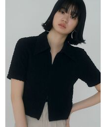EMODA（エモダ）の「コンパクトジップシャツトップ（シャツ/ブラウス）」