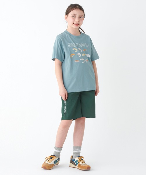 KRIFF MAYER Kid's Collection（クリフメイヤーキッズコレクション）の「竹島水族館コラボT（ウツボ）（Tシャツ/カットソー・キッズ・ラベンダー/オフホワイト/チャコール/サックスブルー・160/170/140/150/120/130）」の6枚目の写真