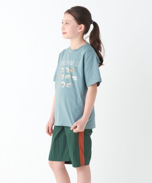 KRIFF MAYER Kid's Collection（クリフメイヤーキッズコレクション）の「竹島水族館コラボT（ウツボ）（Tシャツ/カットソー・キッズ・ラベンダー/オフホワイト/チャコール/サックスブルー・160/170/140/150/120/130）」の7枚目の写真