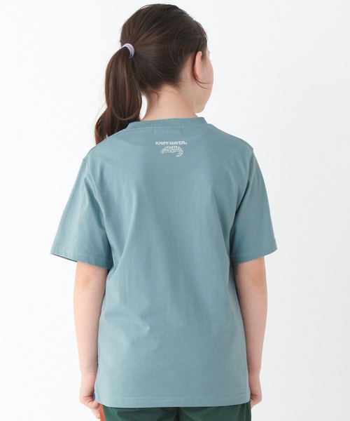 KRIFF MAYER Kid's Collection（クリフメイヤーキッズコレクション）の「竹島水族館コラボT（ウツボ）（Tシャツ/カットソー・キッズ・ラベンダー/オフホワイト/チャコール/サックスブルー・160/170/140/150/120/130）」の8枚目の写真