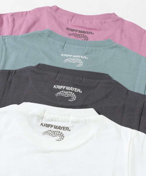 KRIFF MAYER Kid's Collection（クリフメイヤーキッズコレクション）の「竹島水族館コラボT（ウツボ）（Tシャツ/カットソー・キッズ・ラベンダー/オフホワイト/チャコール/サックスブルー・160/170/140/150/120/130）」の15枚目の写真