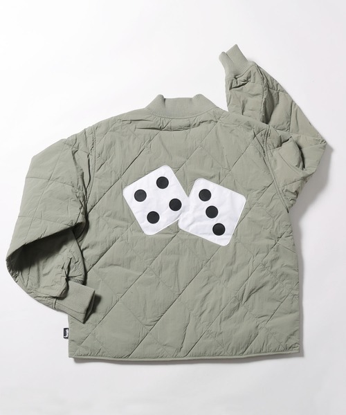 STUSSY(ステューシー)の「STUSSY/ステューシー DICE QUILTED LINER JACKET キルティングジャケット ジャケット(ブルゾン・メンズ・ブラック/オリーブ・M/L/XL)」の17枚目の写真
