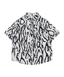 HOOK | 【HOOK】古着風総柄ビッグアロハシャツ (SS) (LR)(シャツ/ブラウス)