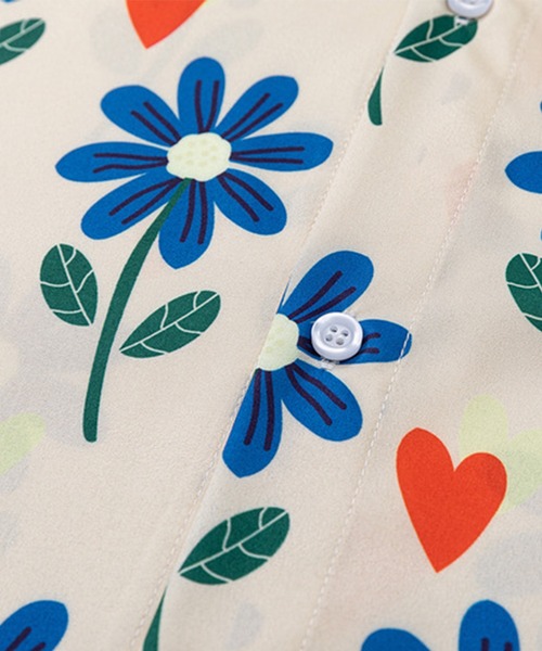 HOOK（フック）の「【HOOK】古着風総柄ビッグアロハシャツ (SS) (LR)（シャツ/ブラウス・メンズ・グレー/グリーン/ネイビー/オレンジ/ブラック/ブルー/ホワイト/ベージュ/ブラック系その他/ライトベージュ/オレンジ系その他/ピンク/ミント・L/M/XL）」の22枚目の写真