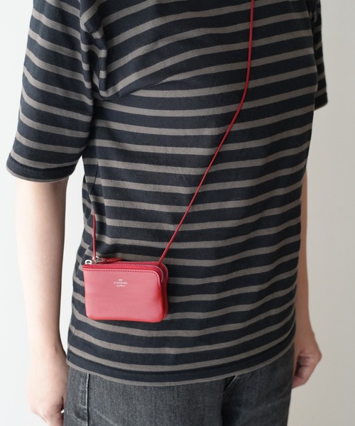 STANDARD SUPPLY(スタンダードサプライ)の「スタンダードサプライ / PAL パル / MINI WALLET SHOULDER ミニウォレットショルダー ミニ財布 本革(財布・レディース・レッド/オリーブ/イエロー/グレー/ライトグレー/ブラック/ダークグリーン/ブルーグレー/ライトベージュ・FREE)」の17枚目の写真