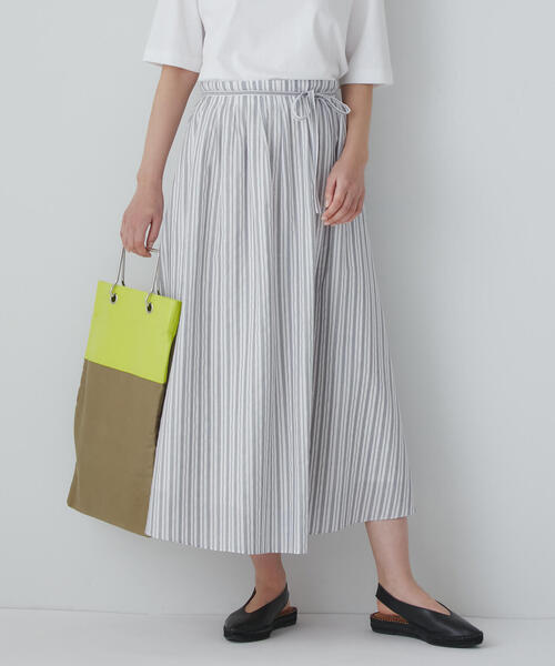 human woman（ヒューマンウーマン）の「◆カポックプリントバッグ（トートバッグ・レディース・イエロー/ホワイト・ﾌﾘ-）」の6枚目の写真