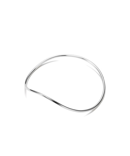 PAS TIERRA（パティエラ）の「PAS TIERRA(パティエラ)/SVリエンリップルバングル（バングル/リストバンド・レディース・シルバー/ゴールド・FREE）」の4枚目の写真
