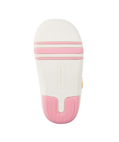 HOT BISCUITS（ホットビスケッツ）の「ワンストラップ風 ダブルラッセル セカンドベビーシューズ（サンダル・キッズ・ピンク/マルチ・15.5cm/14.5cm/14cm/15cm）」の15枚目の写真