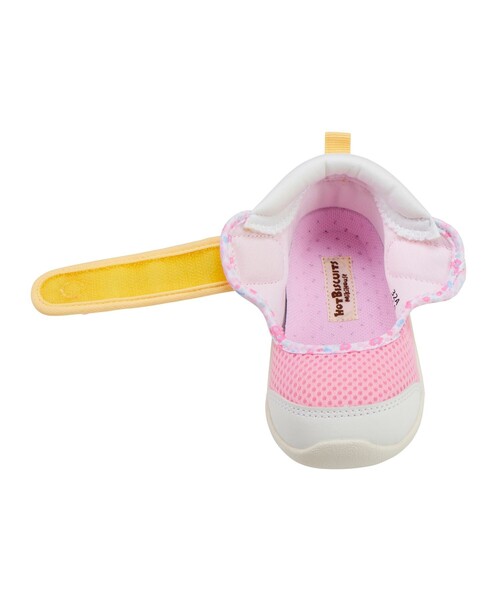 HOT BISCUITS（ホットビスケッツ）の「ワンストラップ風 ダブルラッセル セカンドベビーシューズ（サンダル・キッズ・ピンク/マルチ・15.5cm/14.5cm/14cm/15cm）」の17枚目の写真