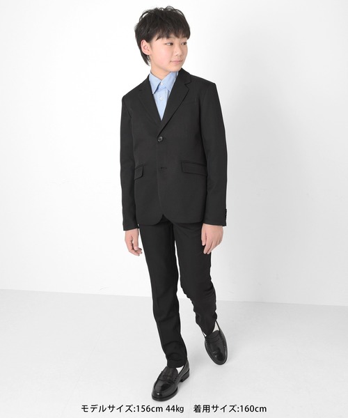 GLAZOS（グラソス）の「【大人向けサイズあり】ドビードレスシャツ（ビジネスシャツ・キッズ・ブルー・170cm/140cm/160cm/150cm）」の8枚目の写真